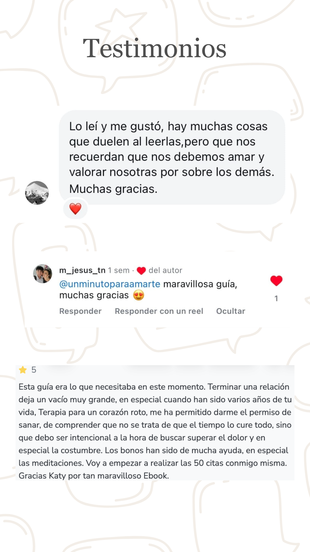 Mensajes reales de lectoras - captura 3